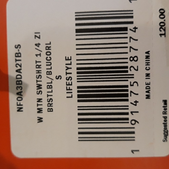 🏔 The Nort Face Mountain Sweatshirt 1/4 Zip - NWT - Picture 9 of 11